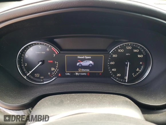 2020 Cadillac XT4 FWD Sport with VIN 1GYFZER43LF149811, listed as a Copart auction lot 53369375 with 110,492 mi miles and Salvage title. Bid and sale history available at DreamBid. Image 9.