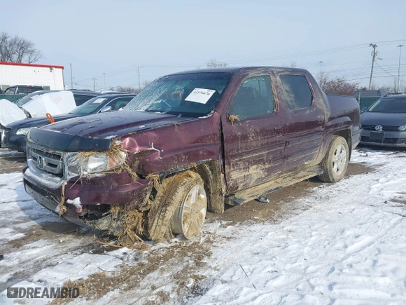 2011 Honda Ridgeline RTL with VIN 5FPYK1F58BB004573, listed as a IAAI auction lot 41576676 with 56,120 mi miles. Bid and sale history available at carsss.com. Image 6.