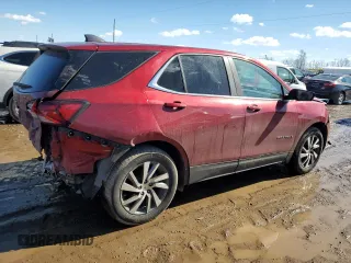 2024 Chevrolet Equinox LT with VIN 3GNAXUEG3RS225362, listed as a Copart auction lot 46871345 with 4,557 mi miles and Non Repairable. Bid and sale history available at DreamBid. Image 3.