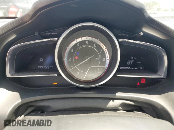 2016 Mazda 3 S Touring with VIN JM1BM1M32G1355182, listed as a Copart auction lot 61582365 with 144,159 mi miles and Salvage title. Bid and sale history available at DreamBid. Image 9.
