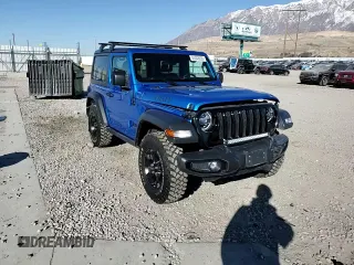 2021 Jeep Wrangler Sport S with VIN 1C4GJXAG2MW819658, listed as a Copart auction lot 43348205 with 27,169 mi miles and Salvage Title. Bid and sale history available at DreamBid. Image 10.
