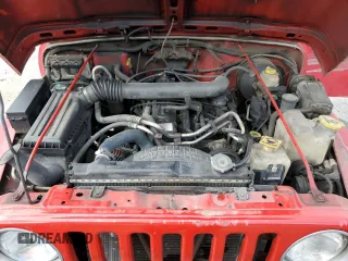 2001 Jeep Wrangler Sport with VIN 1J4FA49S71P336539, listed as a Copart auction lot 70908464 with 211,246 mi miles and Clean Title. Bid and sale history available at carsss.com. Image 11.