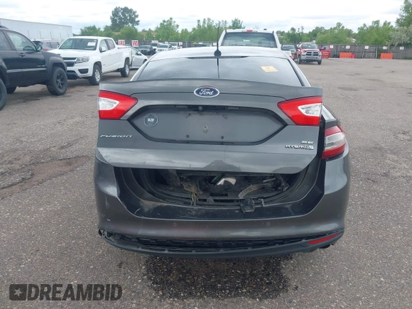 2016 Ford Fusion SE Hybrid with VIN 3FA6P0LU1GR191528, listed as a IAAI auction lot 42283058 with Not provided miles and . Bid and sale history available at DreamBid. Image 15.