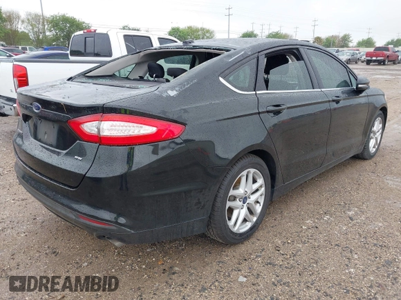 2015 Ford Fusion SE with VIN 3FA6P0H7XFR193537, listed as a IAAI auction lot 41900148 with 158,138 mi miles. Bid and sale history available at carsss.com. Image 4.