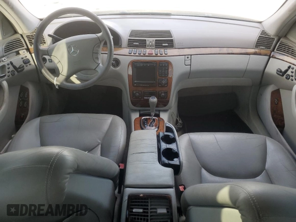 2002 Mercedes-Benz S-Class 5.0L with VIN WDBNG75J42A282103, listed as a Copart auction lot 50772425 with 150,864 mi miles and Clean Title. Bid and sale history available at carsss.com. Image 8.