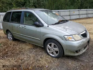2003 Mazda MPV LX with VIN JM3LW28J030350695, listed as a Copart auction lot 68644034 with 121,200 mi miles and Salvage Title. Bid and sale history available at carsss.com. Image 4.