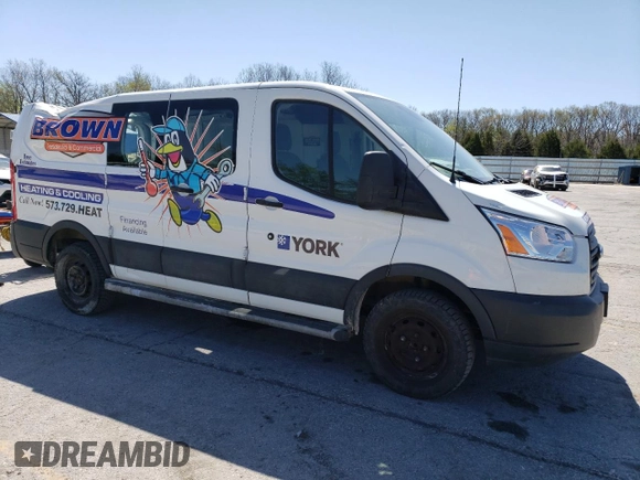 2019 Ford Transit with VIN 1FTYR1ZM1KKB34575, listed as a Copart auction lot 51759335 with 112,605 mi miles and Salvage Title. Bid and sale history available at DreamBid. Image 4.