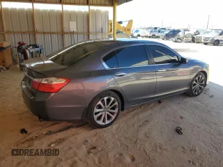 2014 Honda Accord Sport with VIN 1HGCR2F59EA296379, listed as a Copart auction lot 50086305 with 349,583 mi miles and Salvage Title. Bid and sale history available at DreamBid. Image 3.