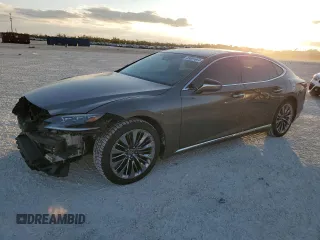 2018 Lexus LS with VIN JTHB51FF3J5005465, listed as a Copart auction lot 83081654 with 90,413 mi miles and Salvage Title. Bid and sale history available at carsss.com. Image 1.