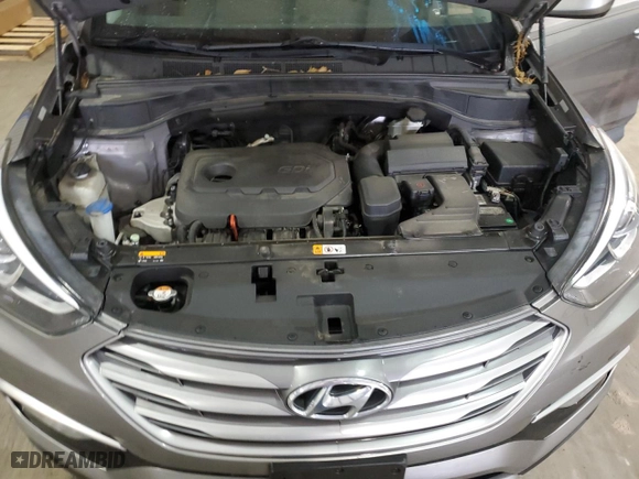 2017 Hyundai Santa Fe Sport 2.4L with VIN 5XYZU3LB2HG440981, listed as a Copart auction lot 53853205 with 53,628 mi miles and Salvage Title. Bid and sale history available at carsss.com. Image 12.
