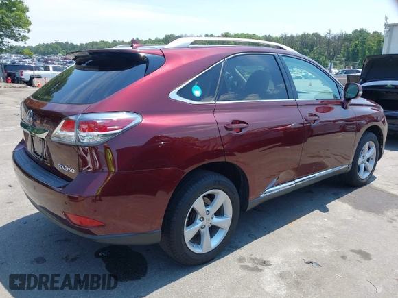 2013 Lexus RX 350 with VIN 2T2BK1BA9DC191066, listed as a IAAI auction lot 42653255 with 75,286 mi miles and . Bid and sale history available at DreamBid. Image 4.