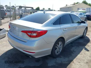 2017 Hyundai Sonata 2.4L with VIN 5NPE24AF5HH541585, listed as a IAAI auction lot 42181953 with 116,768 mi miles and . Bid and sale history available at carsss.com. Image 4.