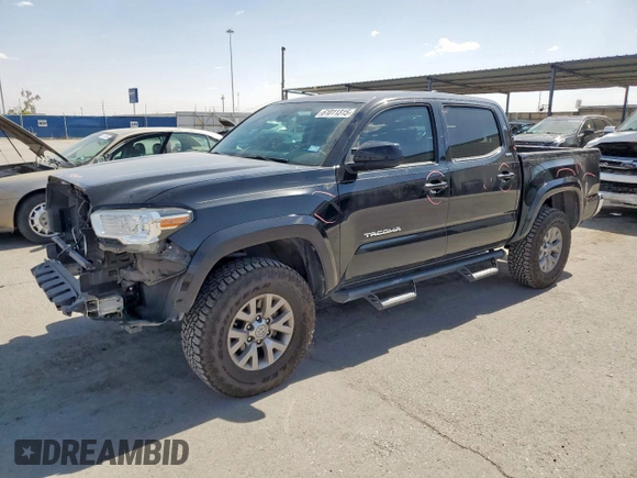2019 Toyota Tacoma SR5 with VIN 5TFAZ5CN5KX085412, listed as a Copart auction lot 61011315 with 46,384 mi miles and Salvage title. Bid and sale history available at DreamBid. Image 1.