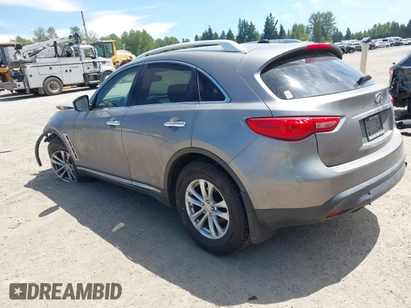 2010 Infiniti FX with VIN JN8AS1MWXAM850350, listed as a IAAI auction lot 42466041 with Not provided miles and . Bid and sale history available at DreamBid. Image 3.