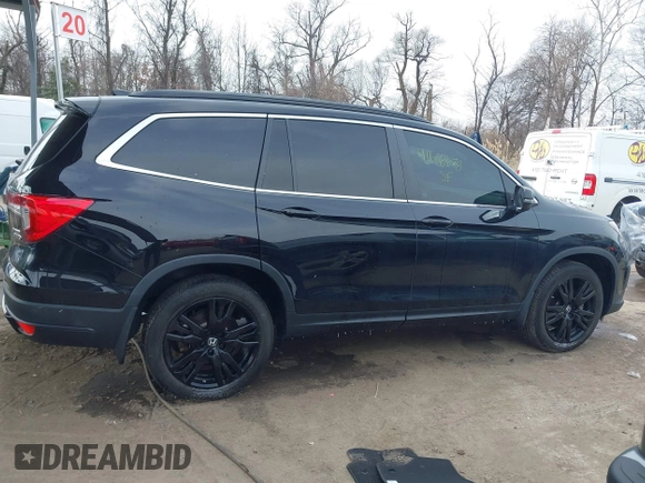 2022 Honda Pilot Special Edition with VIN 5FNYF6H2XNB059737, listed as a IAAI auction lot 41608678 with 50,273 mi miles and . Bid and sale history available at DreamBid. Image 13.