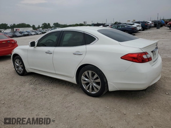 2012 Infiniti M37 with VIN JN1BY1AR2CM396663, listed as a Copart auction lot 67894924 with 125,691 mi miles and Salvage Title. Bid and sale history available at carsss.com. Image 2.