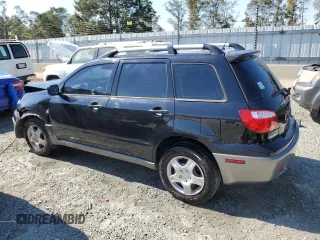 2005 Mitsubishi Outlander LS with VIN JA4LX31F75U039028, listed as a Copart auction lot 75226734 with 188,980 mi miles and Salvage Title. Bid and sale history available at carsss.com. Image 2.