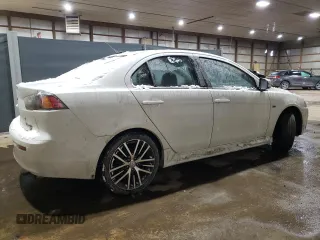 2017 Mitsubishi Lancer ES with VIN JA32V2FWXHU000849, listed as a Copart auction lot 41998385 with 124,069 mi miles and Salvage Title. Bid and sale history available at carsss.com. Image 3.