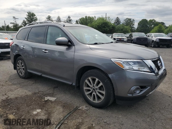 2015 Nissan Pathfinder SL with VIN 5N1AR2MM7FC691341, listed as a Copart auction lot 65470765 with 179,280 mi miles and Clean title. Bid and sale history available at DreamBid. Image 4.