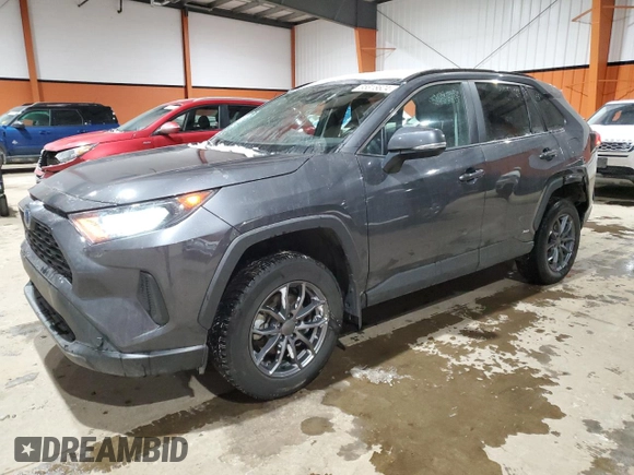 2024 Toyota RAV4 Hybrid XLE Premium with VIN 2T3BWRFV4RW189355, listed as a Copart auction lot 85818624 with 32,504 mi miles and Salvage Title. Bid and sale history available at DreamBid. Image 1.