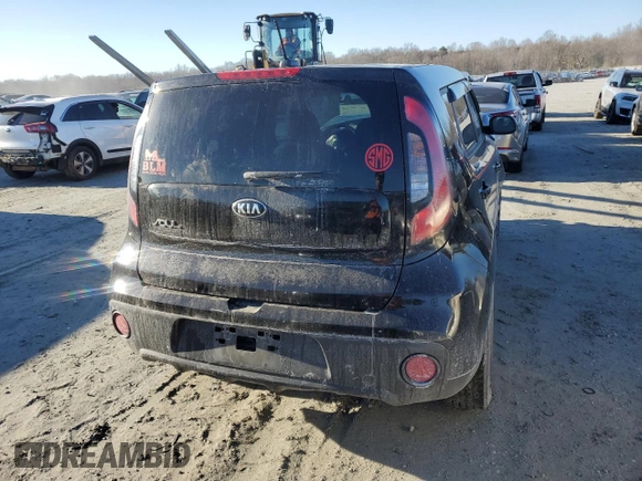 2017 Kia Soul with VIN KNDJN2A29H7420652, listed as a Copart auction lot 46236585 with 97,079 mi miles and Salvage Title. Bid and sale history available at carsss.com. Image 6.