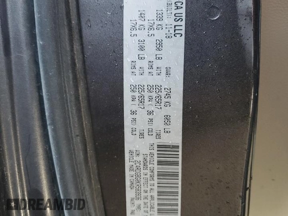2019 Dodge Grand Caravan SE with VIN 2C4RDGBG0KR583936, listed as a Copart auction lot 53003875 with 299,602 mi miles and Clean Title. Bid and sale history available at DreamBid. Image 13.