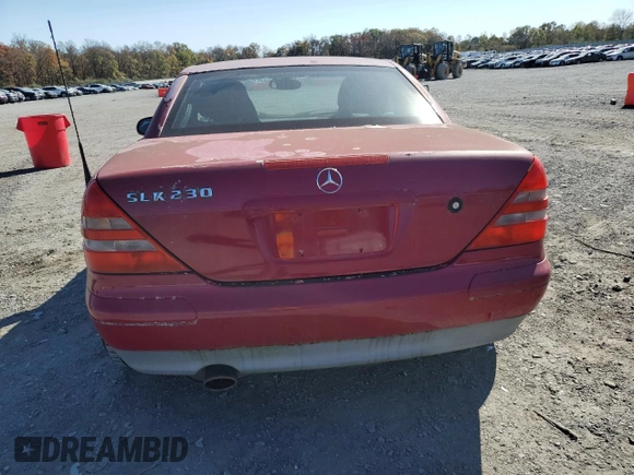 1998 Mercedes-Benz SLK 230/320 with VIN WDBKK47F6WF064407, listed as a Copart auction lot 76176654 with 74,421 mi miles and Clean Title. Bid and sale history available at DreamBid. Image 6.