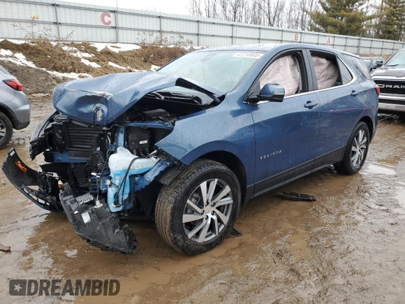 2024 Chevrolet Equinox LT with VIN 3GNAXKEG8RL215750, listed as a Copart auction lot 47218605 with Not Provided miles and Non Repairable. Bid and sale history available at DreamBid. Image 1.
