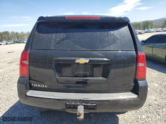 2015 Chevrolet Tahoe LTZ with VIN 1GNSKCKC5FR179790, listed as a Copart auction lot 49684775 with 157,117 mi miles and Salvage Title. Bid and sale history available at carsss.com. Image 6.