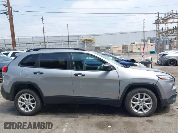 2016 Jeep Cherokee Sport with VIN 1C4PJLAB2GW324331, listed as a IAAI auction lot 42432937 with 50,270 mi miles and . Bid and sale history available at DreamBid. Image 13.