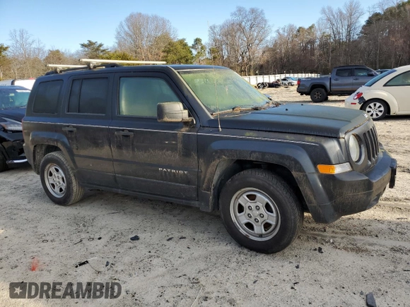 2014 Jeep Patriot Sport z VIN 1C4NJPBA9ED522370, wystawiony jako Copart lot #47195645 z przebiegiem Nie podano mil oraz Czysty tytuł • Clean title. Historia ofert i sprzedaży dostępna na DreamBid. Obrazek 4.