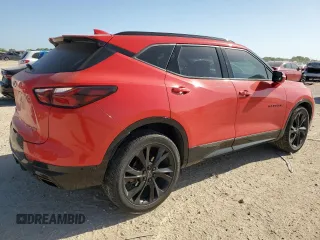2022 Chevrolet Blazer RS с VIN 3GNKBERS1NS114973, выставлен на аукционе Copart как лот 52715415 с пробегом 42 591 миль миль и Списание • Salvage title. История ставок и продаж доступна на DreamBid. Изображение 3.