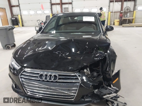 2019 Audi A4 Premium Plus with VIN WAUENAF48KA041431, listed as a IAAI auction lot 41977177 with 53,537 mi miles. Bid and sale history available at carsss.com. Image 12.