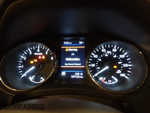 2020 Nissan Rogue S with VIN 5N1AT2MV0LC739297, listed as a IAAI auction lot 41798005 with 129,122 mi miles and . Bid and sale history available at DreamBid. Image 7.
