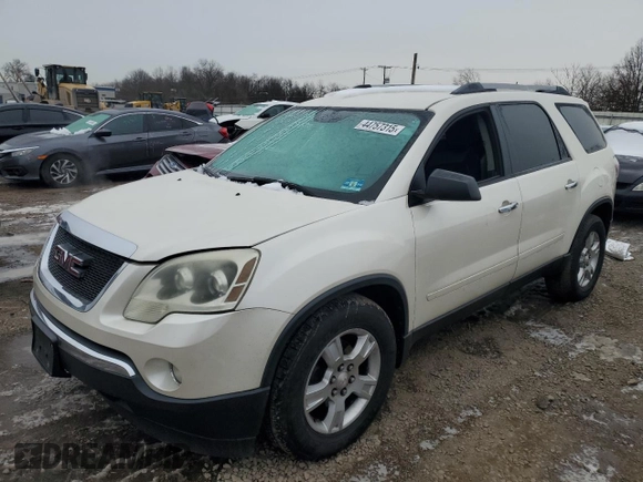 2011 GMC Acadia SLE with VIN 1GKKVPED5BJ330877, listed as a Copart auction lot 44757315 with 207,560 mi miles and Salvage Title. Bid and sale history available at carsss.com. Image 1.