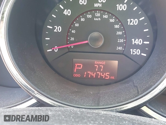 2012 Kia Sorento EX with VIN 5XYKU4A61CG268223, listed as a IAAI auction lot 41673138 with 174,745 mi miles. Bid and sale history available at carsss.com. Image 15.