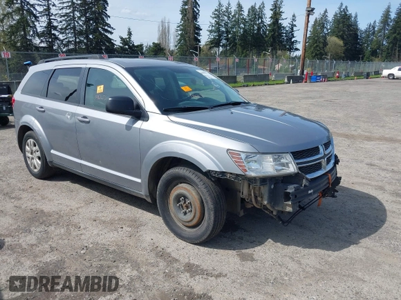 2016 Dodge Journey SE with VIN 3C4PDCAB2GT102871, listed as a IAAI auction lot 42009827 with 197,646 mi miles. Bid and sale history available at carsss.com. Image 1.