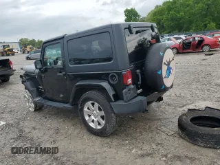 2018 Jeep Wrangler Sahara with VIN 1C4AJWBG2JL852087, listed as a Copart auction lot 54380935 with 49,287 mi miles and Salvage title. Bid and sale history available at DreamBid. Image 2.