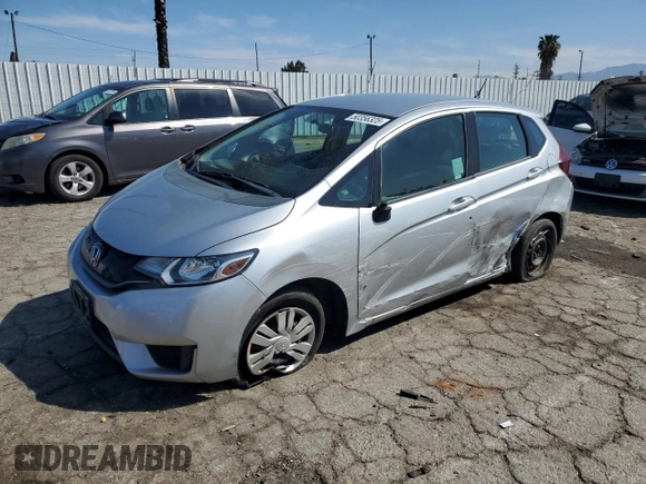 2015 Honda Fit LX with VIN 3HGGK5H55FM714297, listed as a Copart auction lot 49924615 with 69,038 mi miles and Salvage Title. Bid and sale history available at carsss.com. Image 1.