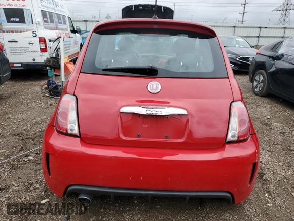 2013 FIAT 500 Turbo with VIN 3C3CFFHH9DT560167, listed as a Copart auction lot 80938124 with 95,333 mi miles and Clean title. Bid and sale history available at DreamBid. Image 6.