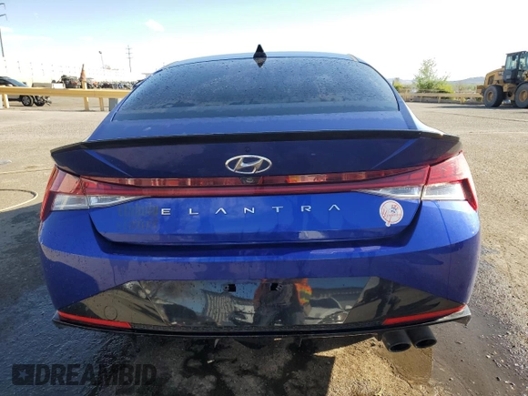 2023 Hyundai Elantra N Line z VIN KMHLR4AF4PU538275, wystawiony jako Copart lot #52669155 z przebiegiem 44 246 mil mil oraz Tytuł czysty. Historia ofert i sprzedaży dostępna na DreamBid. Obrazek 6.