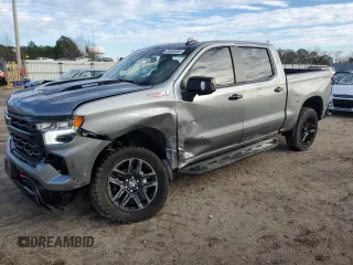 2024 Chevrolet Silverado 1500 LT Trail Boss with VIN 3GCUDFE87RG218100, listed as a Copart auction lot 88508605 with 7,245 mi miles and Salvage Title. Bid and sale history available at DreamBid. Image 1.