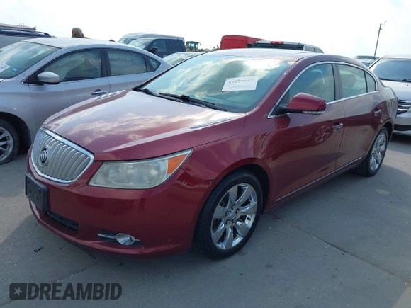 2010 Buick LaCrosse CXL with VIN 1G4GC5EG9AF170652, listed as a IAAI auction lot 42077187 with 189,508 mi miles. Bid and sale history available at carsss.com. Image 2.