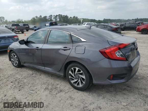 2018 Honda Civic EX with VIN 2HGFC2F7XJH598212, listed as a Copart auction lot 50825105 with 71,888 mi miles and Clean Title. Bid and sale history available at DreamBid. Image 2.