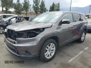 2016 Toyota Highlander LE Plus with VIN 5TDZKRFH9GS185479, listed as a Copart auction lot 65401935 with 78,757 mi miles and Salvage title. Bid and sale history available at DreamBid. Image 1.