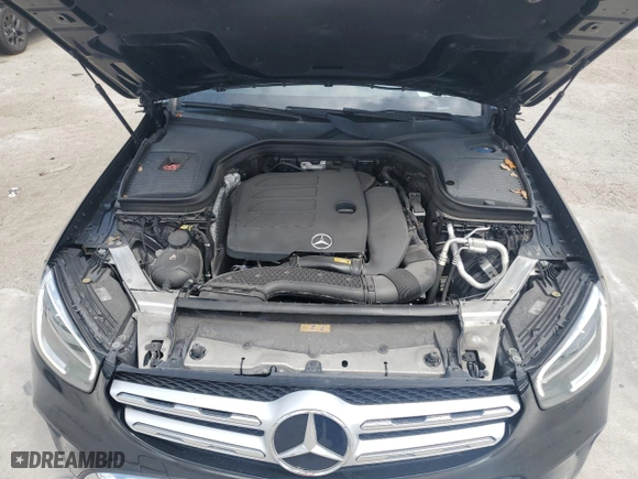 2021 Mercedes-Benz GLC with VIN W1N0G8DB6MV303274, listed as a Copart auction lot 48914295 with 23,156 mi miles and Salvage Title. Bid and sale history available at carsss.com. Image 12.