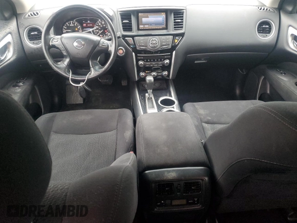2016 Nissan Pathfinder SV with VIN 5N1AR2MNXGC617017, listed as a Copart auction lot 44770425 with 213,751 mi miles and Salvage Title. Bid and sale history available at carsss.com. Image 8.