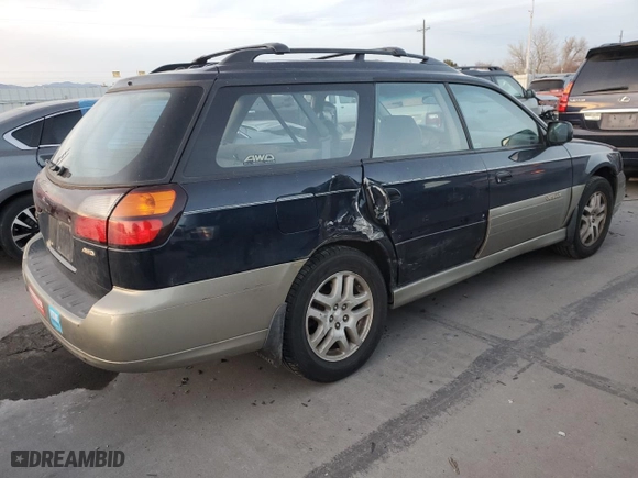 2000 Subaru Legacy Wagon Outback w/RB Equip with VIN 4S3BH6658Y7616975, listed as a Copart auction lot 86566844 with 132,729 mi miles and Salvage Title. Bid and sale history available at carsss.com. Image 3.