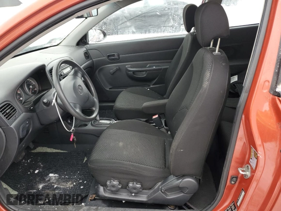 2008 Hyundai Accent Man L with VIN KMHCN35C48U087324, listed as a Copart auction lot 85001354 with 167,667 mi miles and Salvage Title. Bid and sale history available at carsss.com. Image 7.