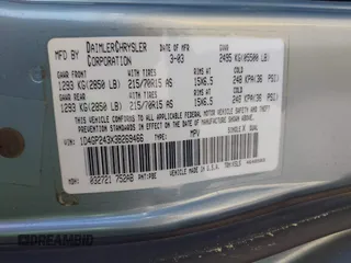 2003 Dodge Caravan SE with VIN 1D4GP243X3B269466, listed as a IAAI auction lot 41963103 with 206,535 mi miles and . Bid and sale history available at DreamBid. Image 9.